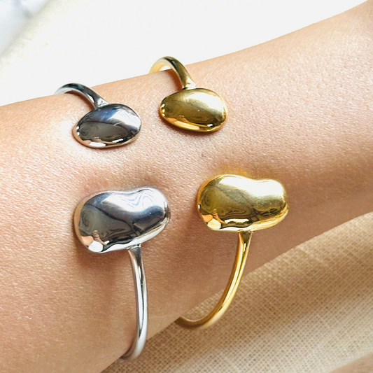 Thin Oval Bangles