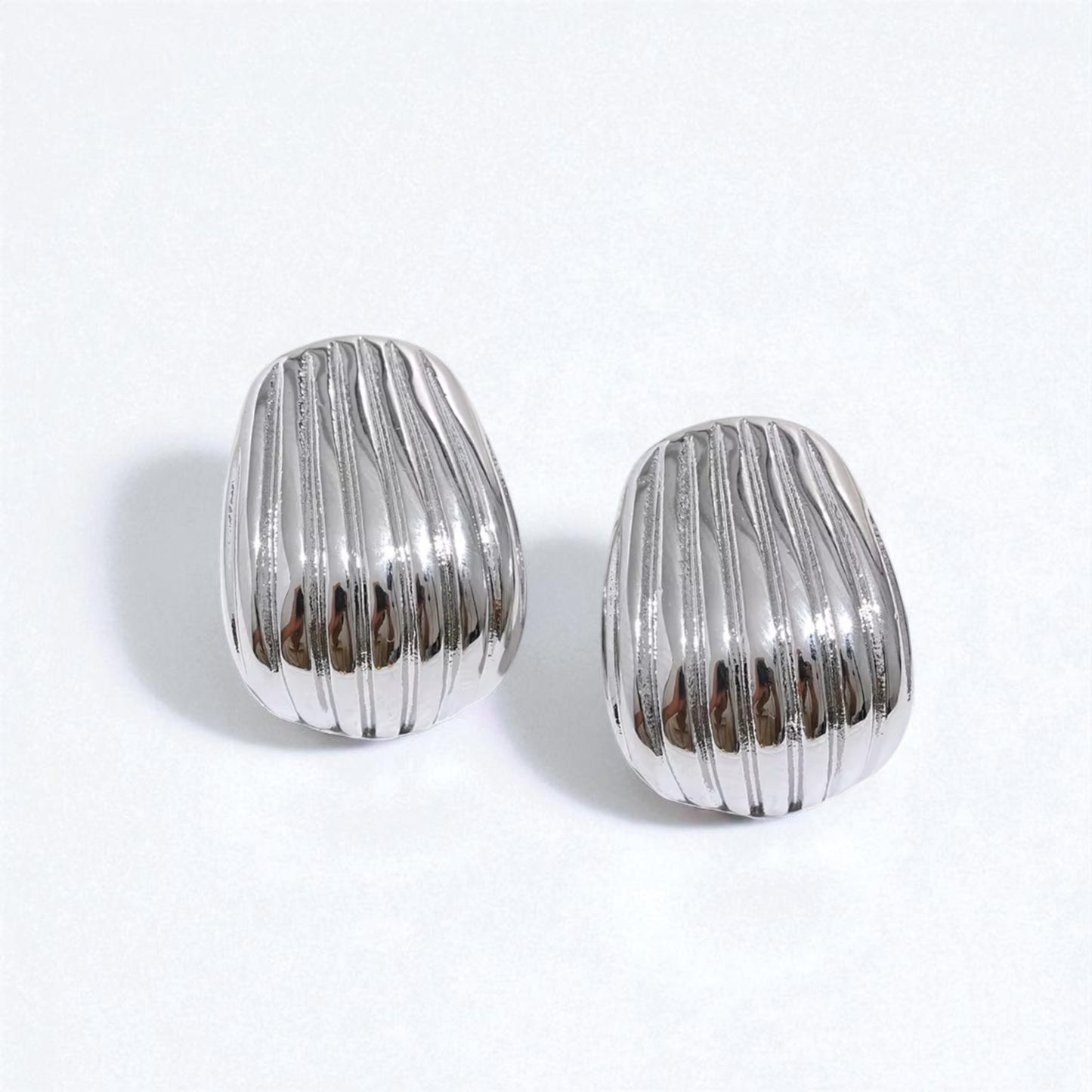 Ripple Square Earrings