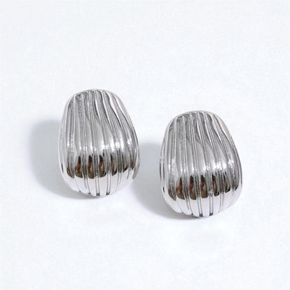 Ripple Square Earrings