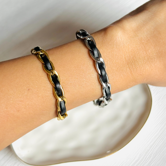 Punk Leather Bracelet