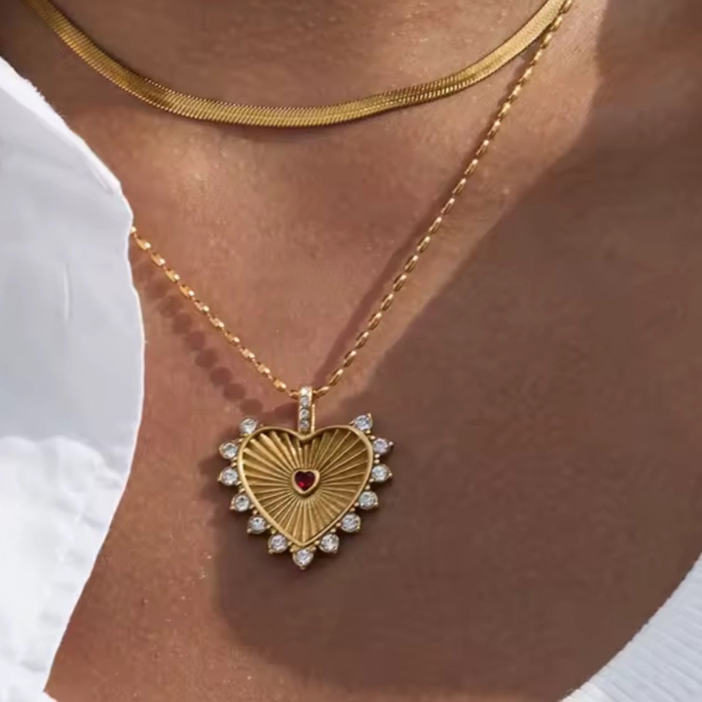 Golden Love Necklace