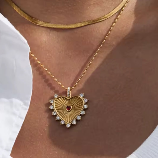 Golden Love Necklace