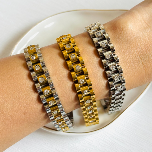 Watch Zirconia Bracelet