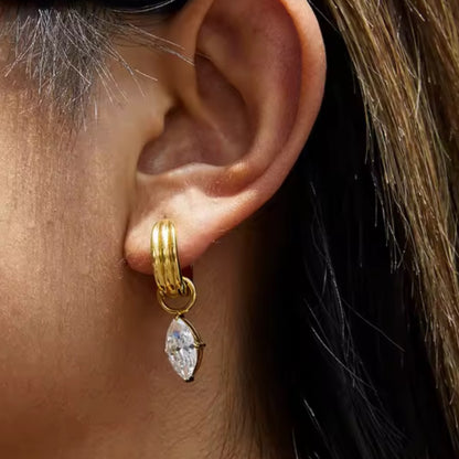 Dangle Tear Drop Earrings