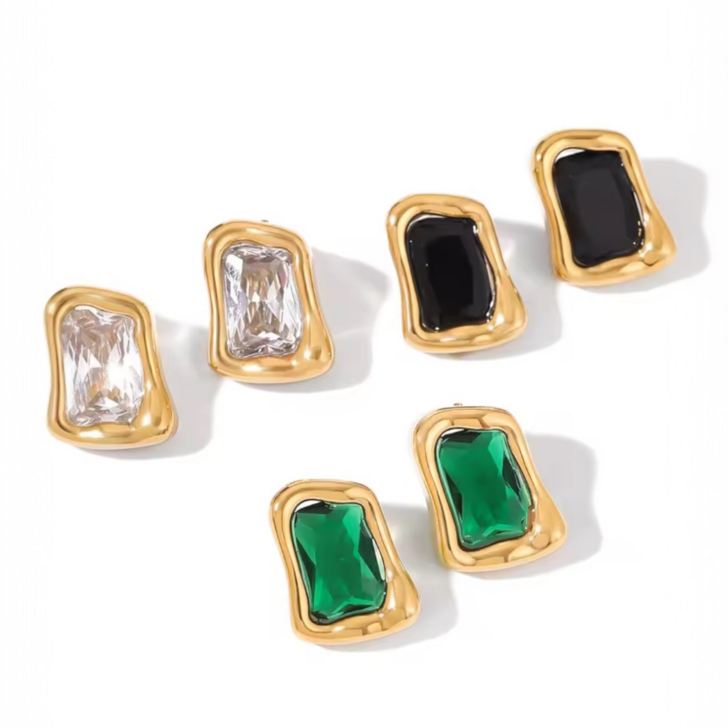 Square Sparkle Earrings