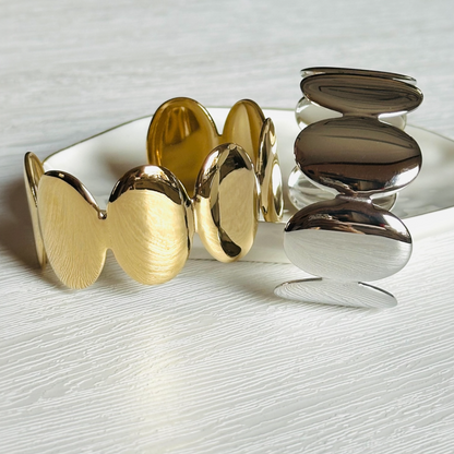 Oval Bangle Bracelet