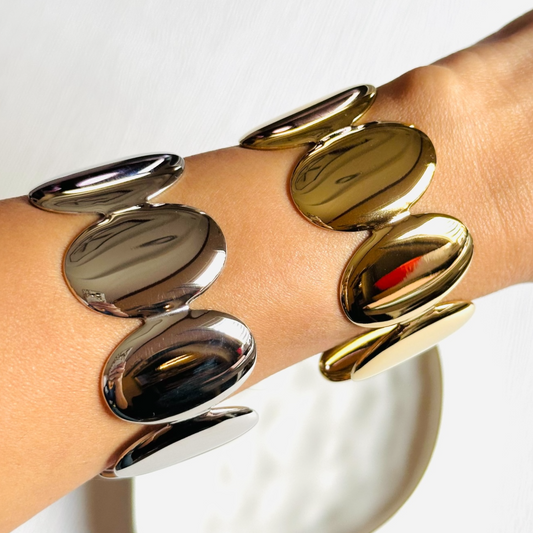 Oval Bangle Bracelet