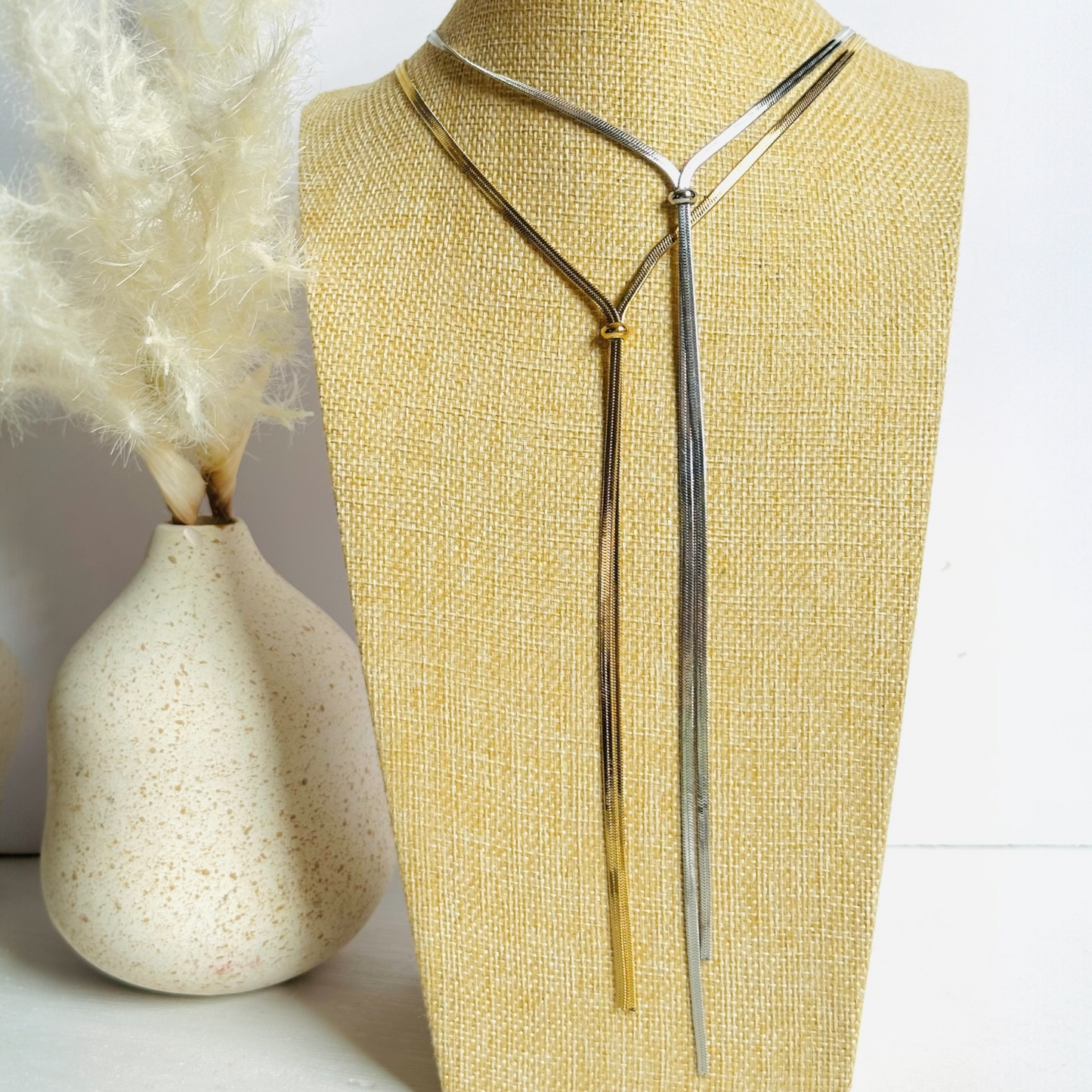 Corbatin Snake Long Necklace