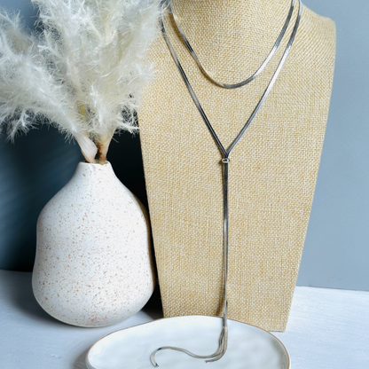 Corbatin Snake Long Necklace