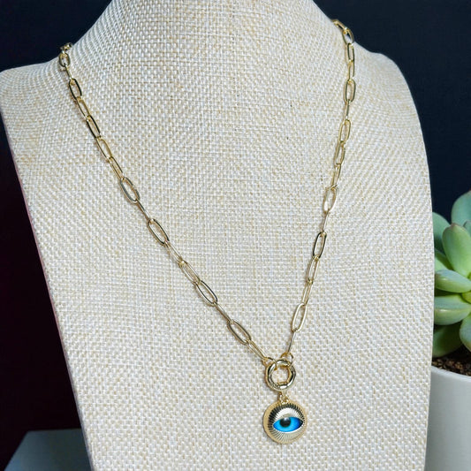 Blue Evil Eye Necklace