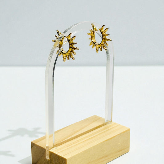 Sunlight Hoop Earrings