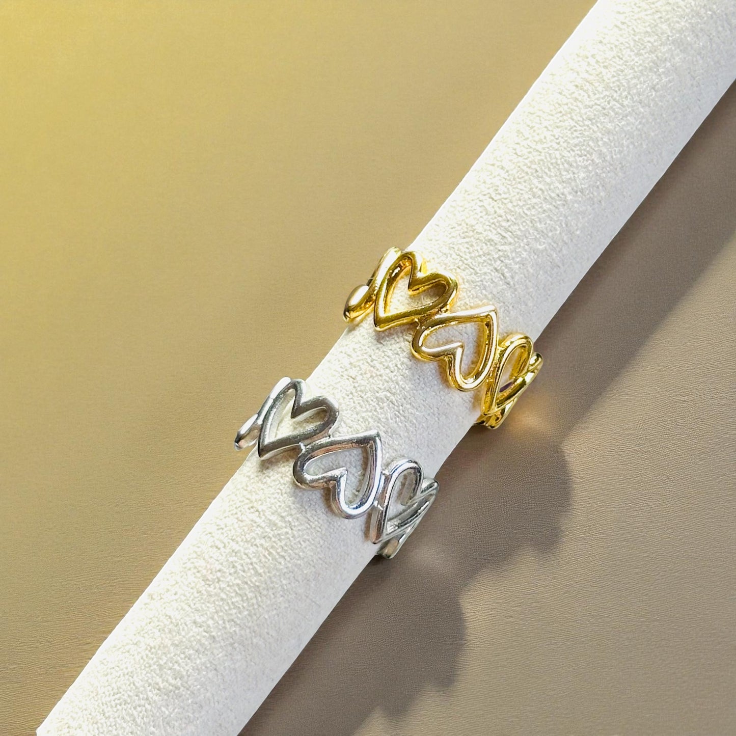 Infinity Hearts Ring