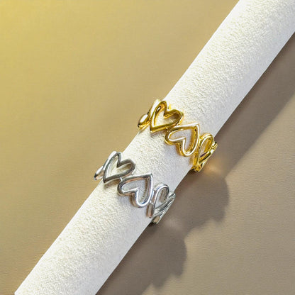 Infinity Hearts Ring