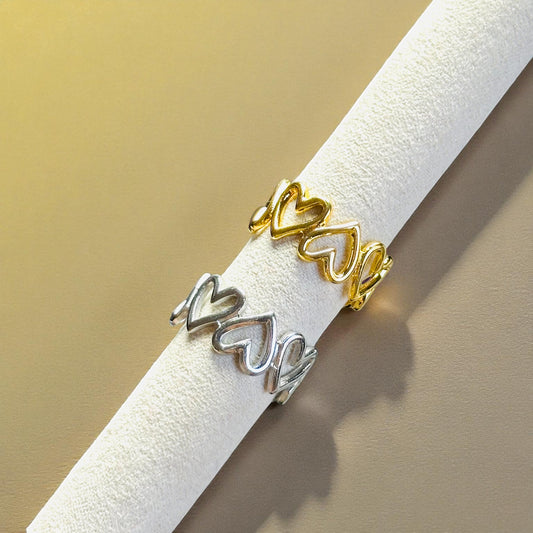 Infinity Hearts Ring
