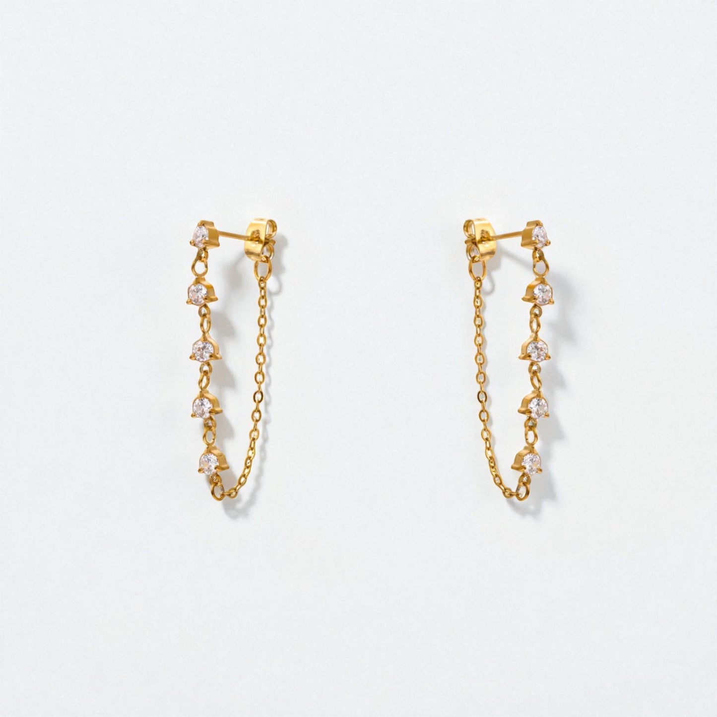 Celestial Shine Tassel Earrings